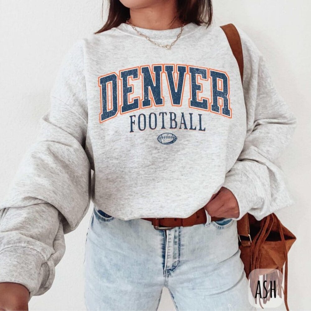 Denver Football Sweatshirt, Denver Football Sunday Crewneck 05